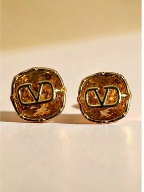 Gold-tone Stud Earrings